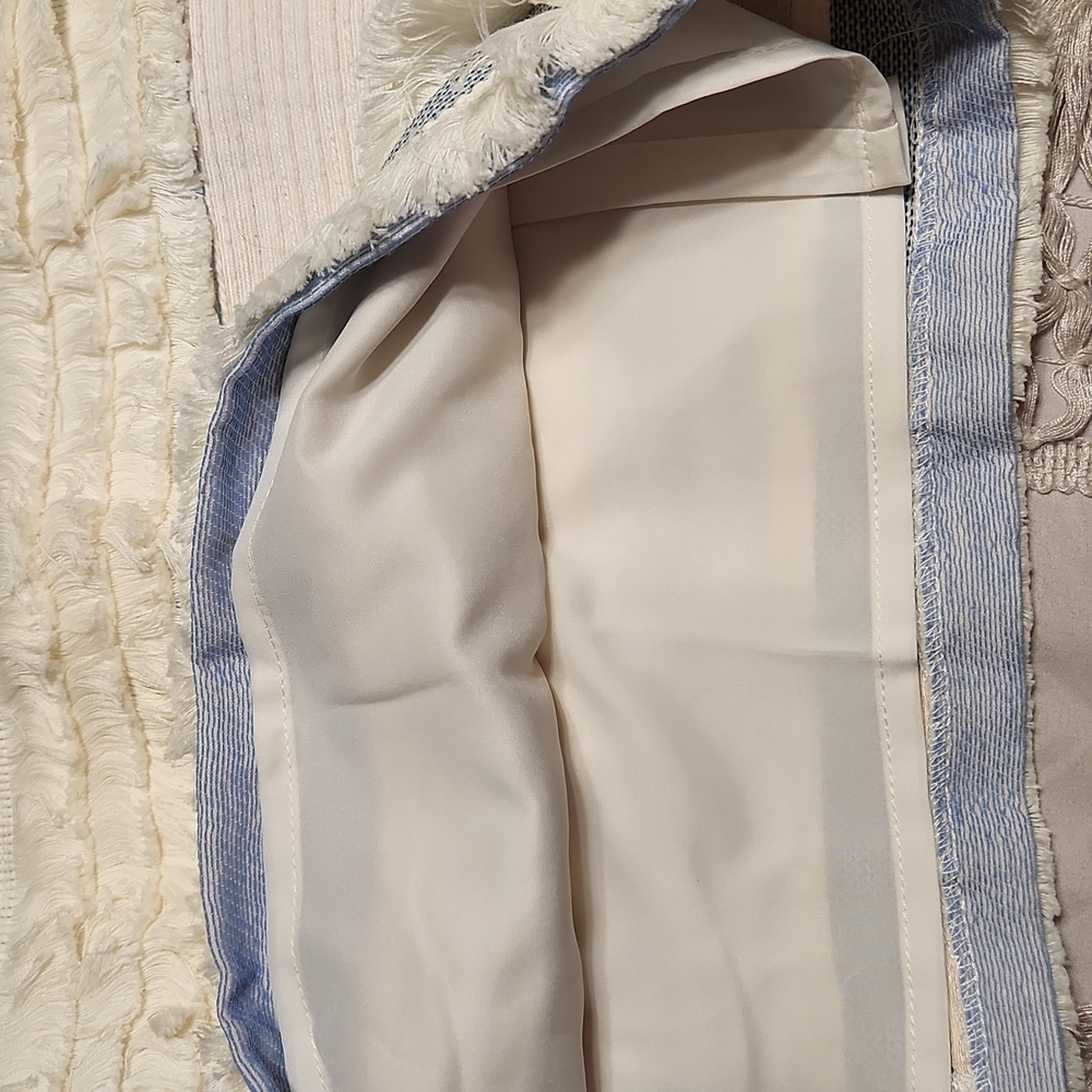 NWT ANTHRO | Hutch Striped Fringed Mini Dress - Picture 7 of 7